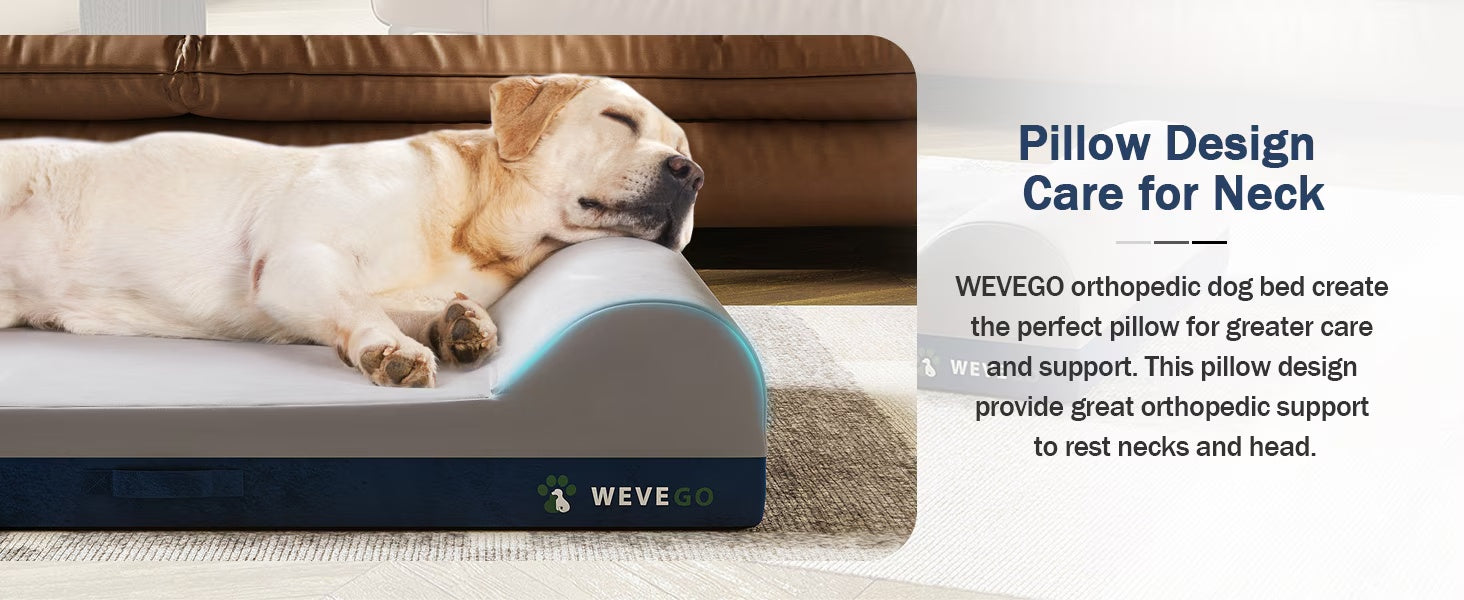 Large Dog Bed With Pillows
WEVAGO Orthopedic Dog Bed
Large Dog Bed with Pillow
7.9 Inch Thick Gel Memory Foam Durable Flannel Dog Bed
Removable Cover & Waterproof Liner
Non-Slip Bottom
anti-slip pet bed
burrow bed for cats
Cat bed
covered cat bed
dog bag
fluffy cat bed
pet accessories
Outdoor Pet Accessories
plush pet bed
soft cat bed
washable cat bed