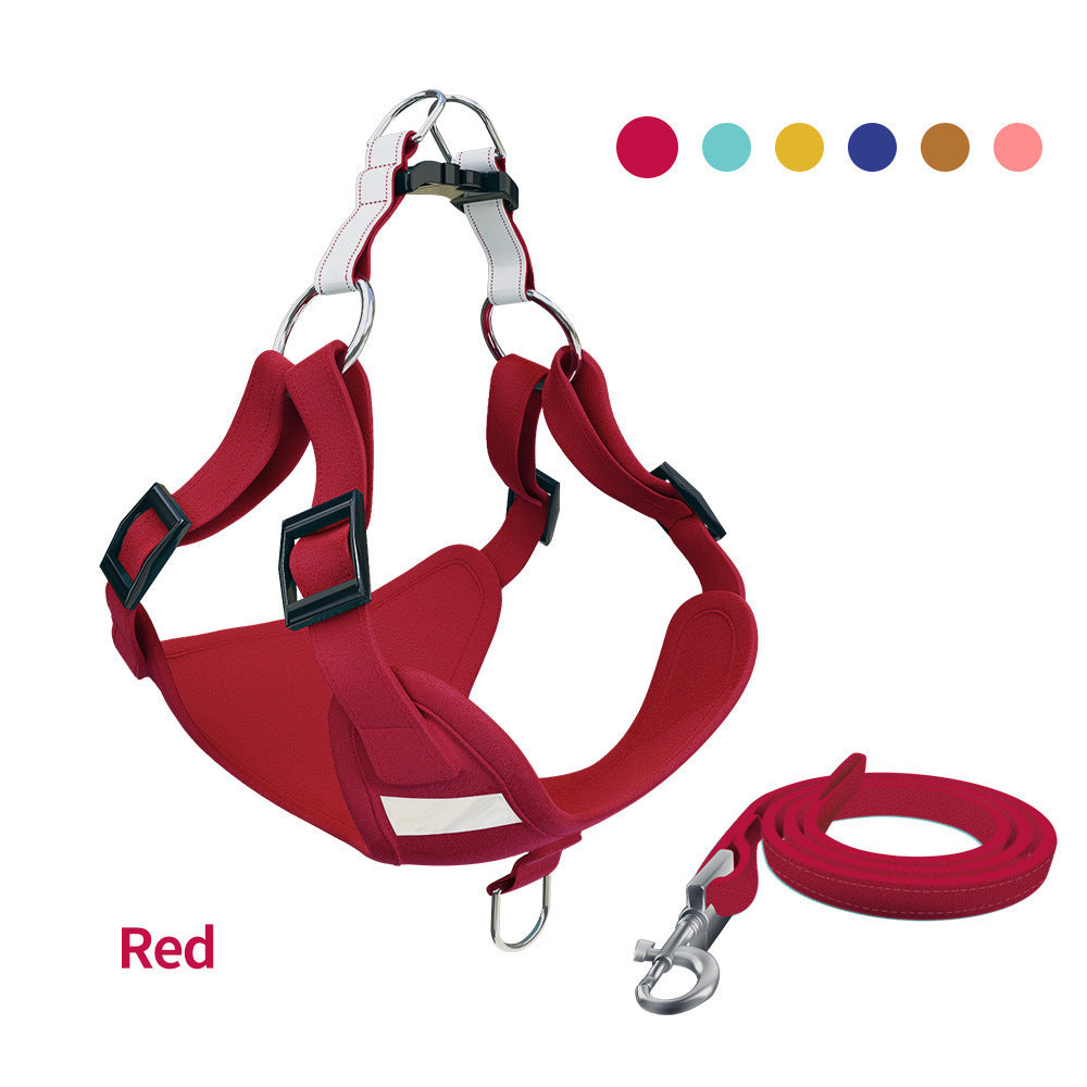 Pet Dog Harness Reflective
SAFETY LED DOG HARNESS
This comfortable & breathable padded dog harness with quick snap buckles which make it easy to put on and take off.
Available