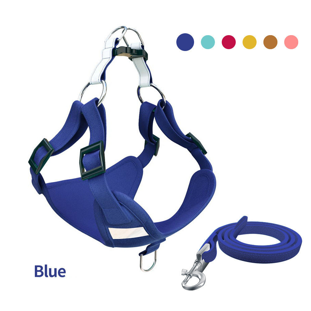 Pet Dog Harness Reflective
SAFETY LED DOG HARNESS
This comfortable & breathable padded dog harness with quick snap buckles which make it easy to put on and take off.
Available
