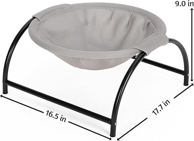 Cat Hammock Bed Elevated Pet Bed Moisture-Proof Cat Bed Pet Cot for Small Dogs Breathable Cat Bed Machine Washable Pet Bed Cat Bed for Indoor & Outdoor Comfortable Pet Hammock Iron Frame Cat Bed Pet Bed for Cats and Small Dogs
anti-slip pet bed
burrow bed for cats
Cat bed
covered cat bed
cozy cat nest
fluffy cat bed
pet accessories
plush pet bed
soft cat bed
washable cat bed
