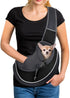 Pet Sling Carrier Bag Crossbody Pet Carrier Breathable Pet Carrier Small Dog Carrier Bag Cat Carrier Crossbody Portable Pet Carrier Bag Comfortable Pet Sling Durable Pet Carrier Pet Bag with Drawstring Design Travel Carrier for Cats and Dogs