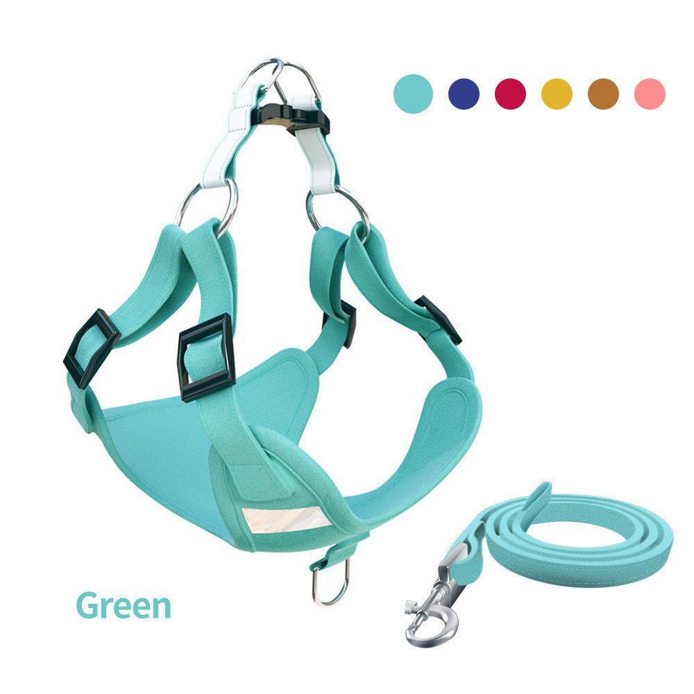Pet Dog Harness Reflective
SAFETY LED DOG HARNESS
This comfortable & breathable padded dog harness with quick snap buckles which make it easy to put on and take off.
Available