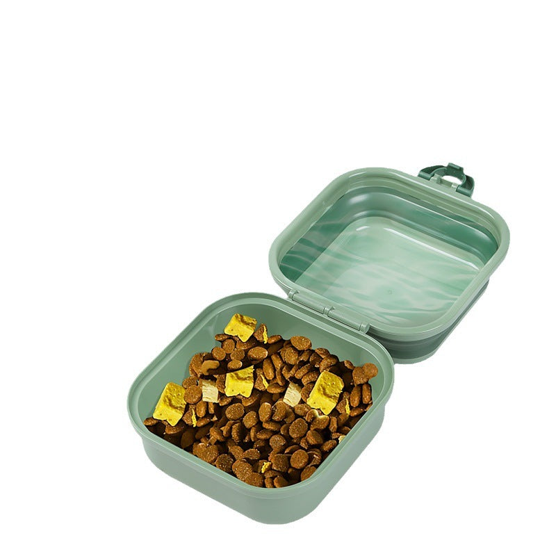 Portable Double-Layer Dog Water & Food Bowl | Perfect for Outdoor Adventures | BPA-Free