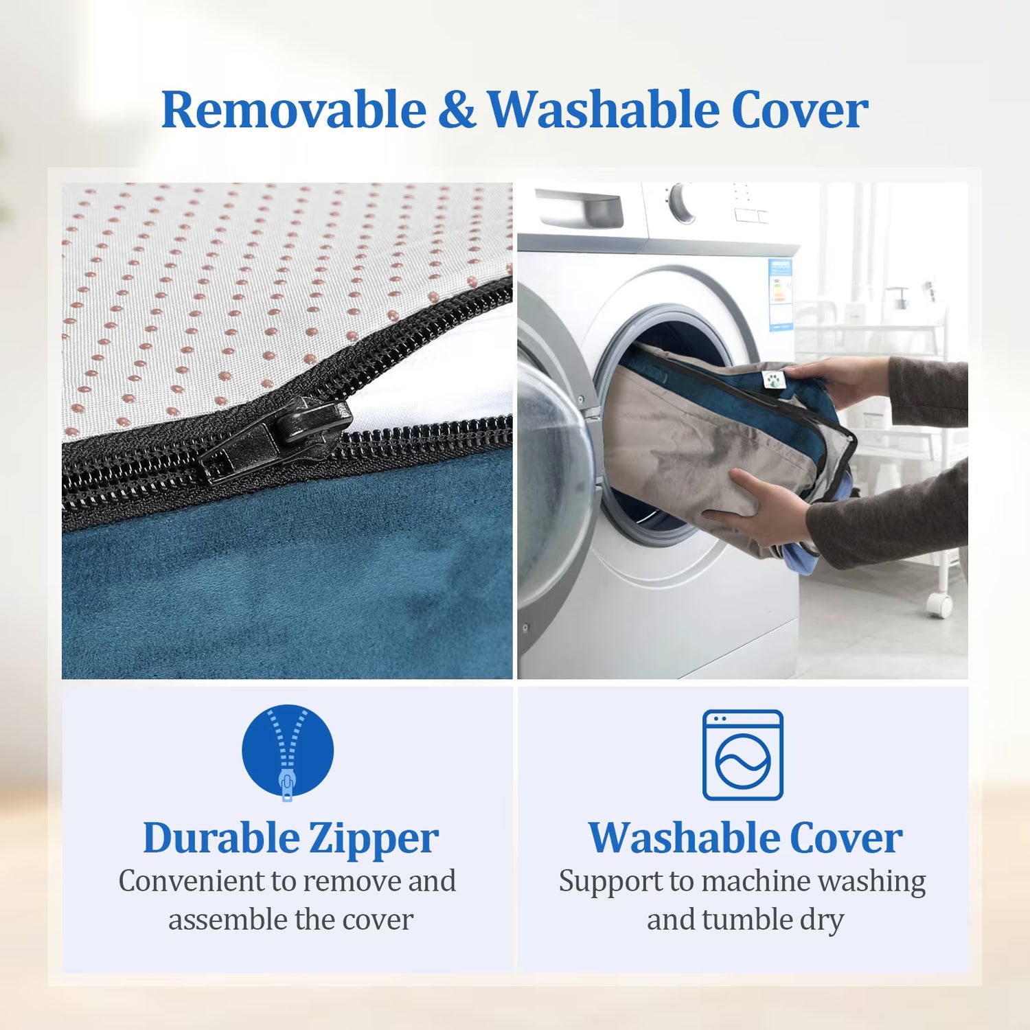 Large Dog Bed With Pillows
WEVAGO Orthopedic Dog Bed
Large Dog Bed with Pillow
7.9 Inch Thick Gel Memory Foam Durable Flannel Dog Bed
Removable Cover & Waterproof Liner
Non-Slip Bottom
anti-slip pet bed
burrow bed for cats
Cat bed
covered cat bed
dog bag
fluffy cat bed
pet accessories
Outdoor Pet Accessories
plush pet bed
soft cat bed
washable cat bed