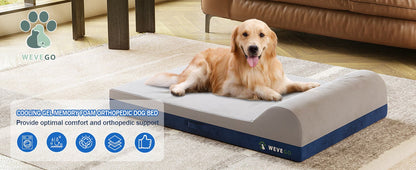 Large Dog Bed With Pillows
WEVAGO Orthopedic Dog Bed
Large Dog Bed with Pillow
7.9 Inch Thick Gel Memory Foam Durable Flannel Dog Bed
Removable Cover &amp;amp; Waterproof Liner
Non-Slip Bottom
anti-slip pet bed
burrow bed for cats
Cat bed
covered cat bed
dog bag
fluffy cat bed
pet accessories
Outdoor Pet Accessories
plush pet bed
soft cat bed
washable cat bed