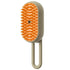 Steam Pet Brush Pet Grooming Brush Spray Function Brush Anti-Static Pet Brush Cat Grooming Tool Dog Grooming Brush Silicone Teeth Pet Brush USB Rechargeable Pet Brush Gentle Pet Comb Grooming Tool for Cats and Dogs